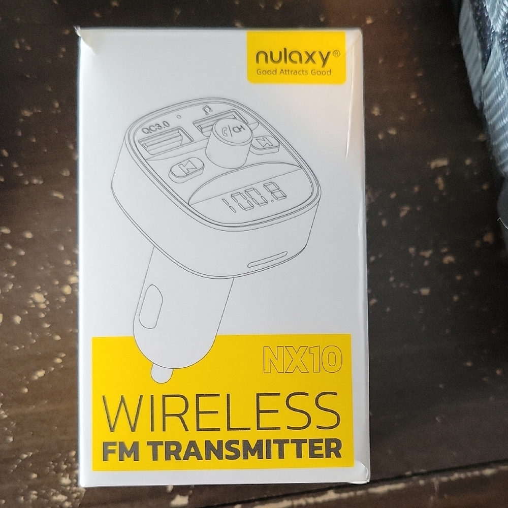 New In Box Nulaxy NX10 Wireless FM Transmitter
